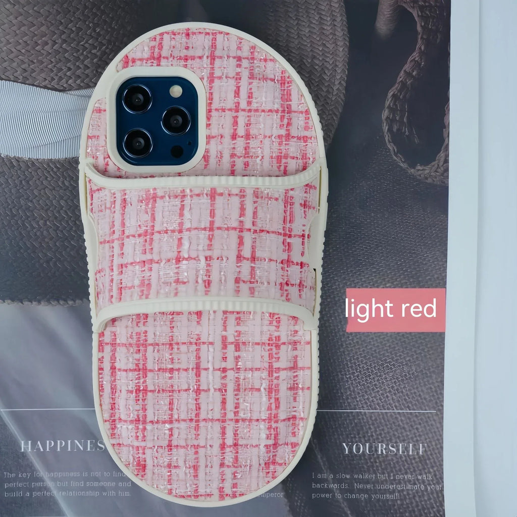 Rhinestone Slippers iPhone Case - Viexta