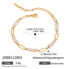 Stainless Steel Diamond Tennis Chain Women's Bracelet
