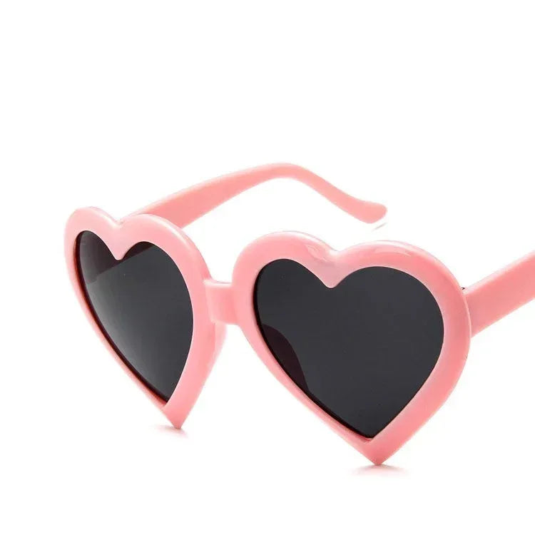 Trendy Heart-shaped Sunglasses - Viexta