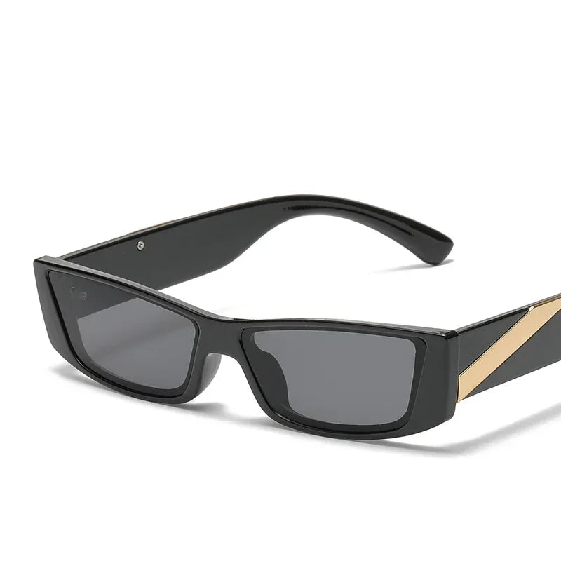 Square Hip-hop Street Beat Retro Sunglasses - Viexta