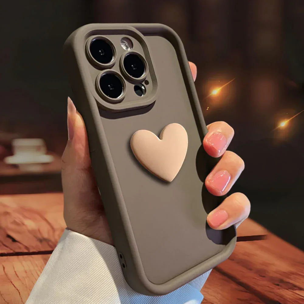Love Skin-friendly Frosted Lens iPhone Case - Viexta