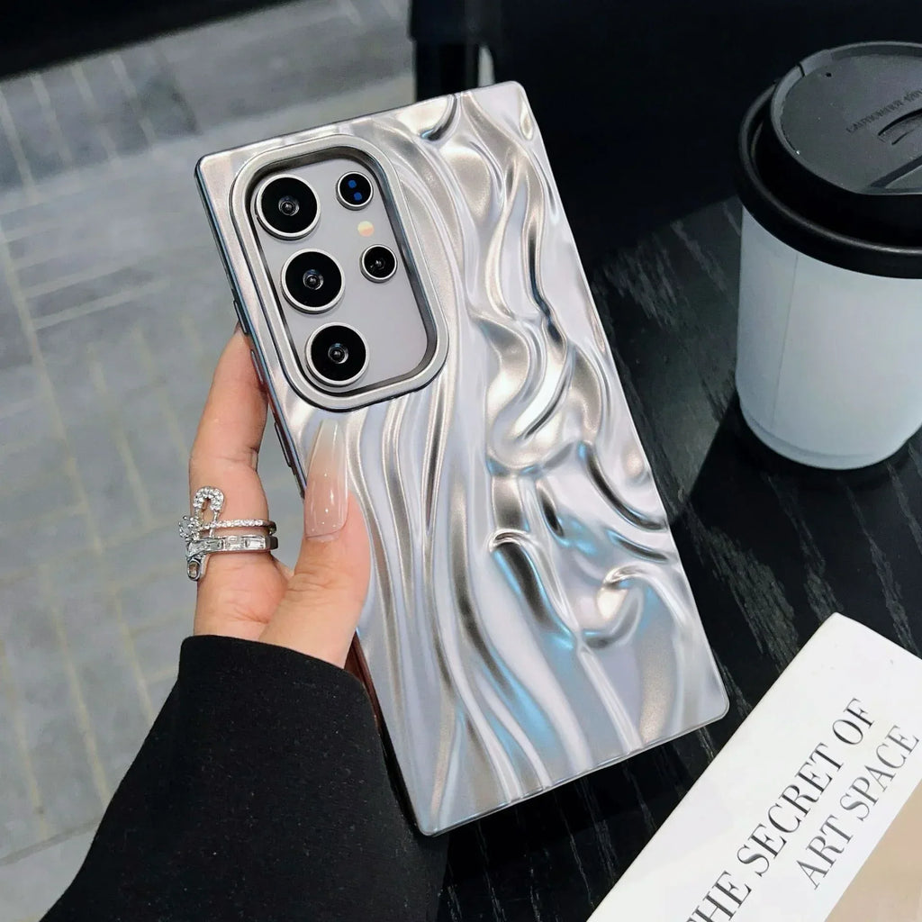 Three-dimensional Pleated Samsung Case - Viexta