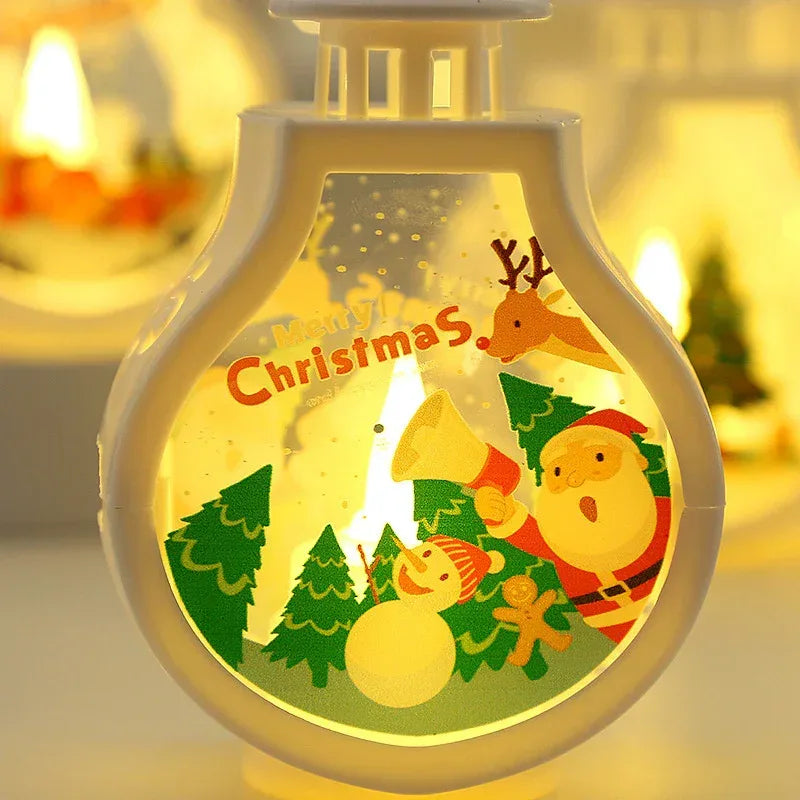 Christmas Candle Lamp Romantic Ornaments - Viexta
