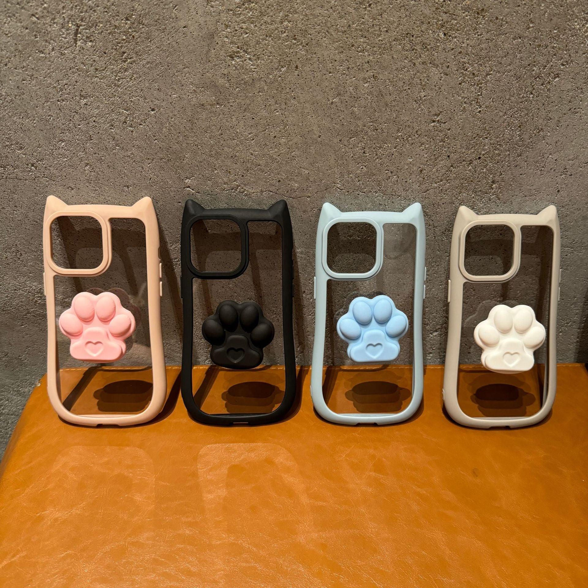 Cute Three-dimensional Cat Ears iPhone Case - Viexta