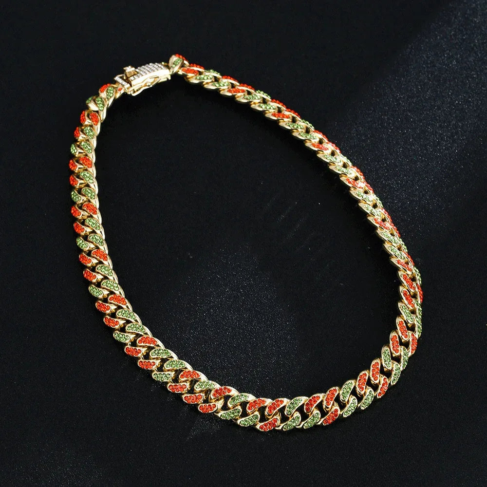 diamond-inlaid-necklace - Viexta