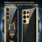 Soft Edge Electroplated Glass S Series Phone Case - Viexta