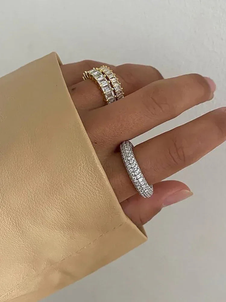 Diamond Round Ring - Viexta