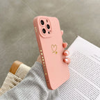 Angel Eye Bronzing Solid Color iPhone Case - Viexta