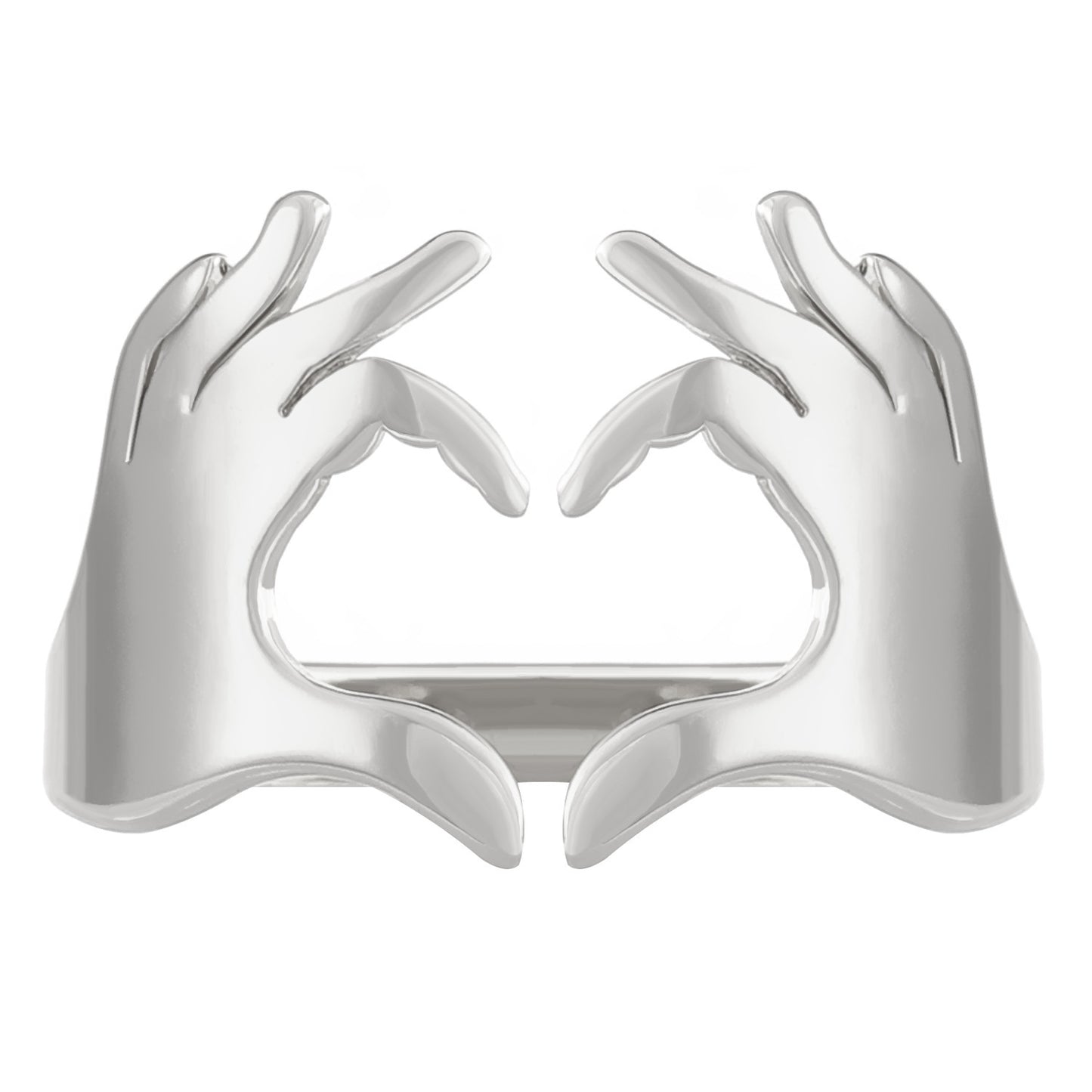 Heart Hands Ring