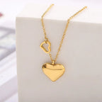 Peach Heart Titanium Neckwear - Viexta