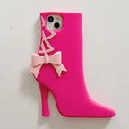 Oucai High Heel Bow Knot iPhone Case - Viexta