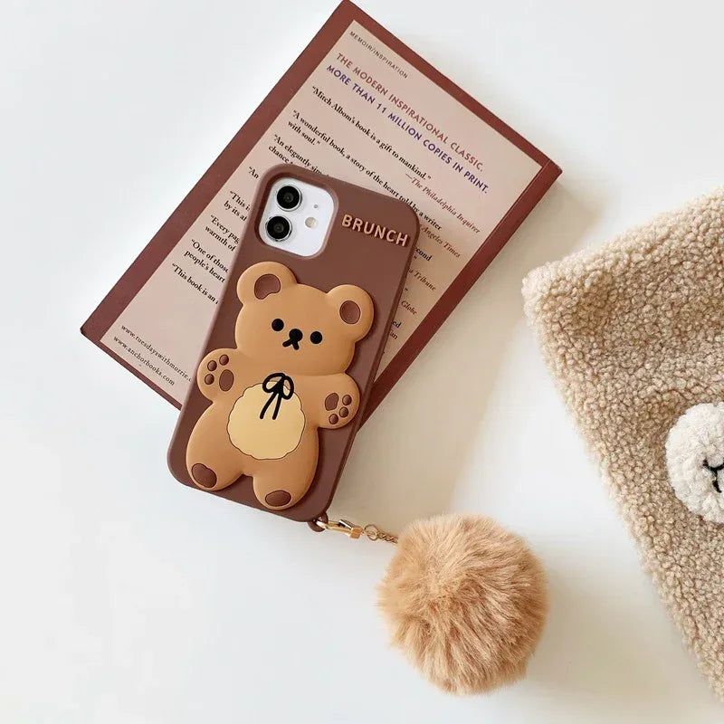Three-dimensional Cartoon Cute iPhone case - Viexta