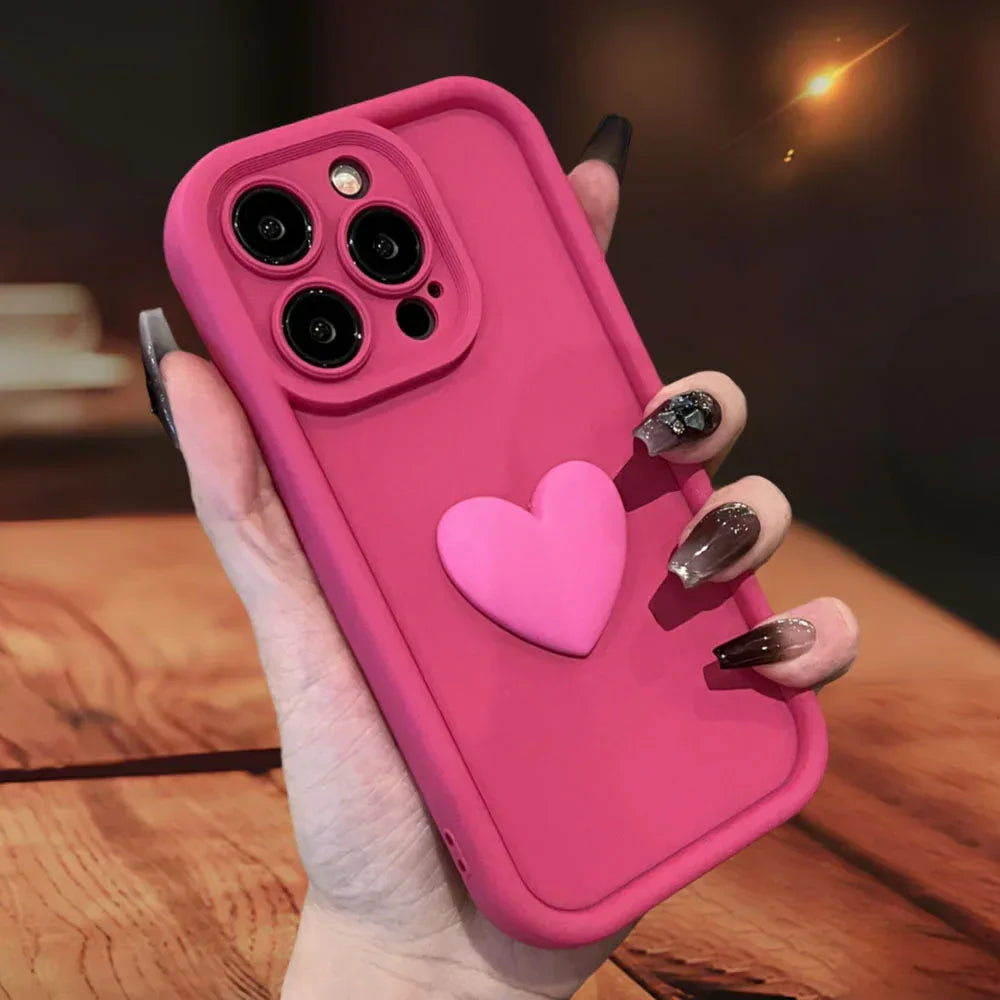 Love Skin-friendly Frosted Lens iPhone Case - Viexta
