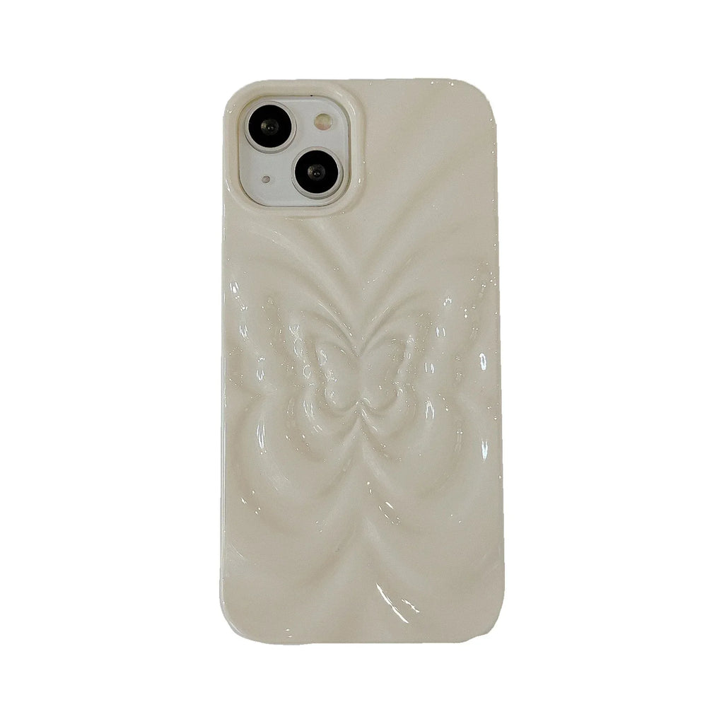 Solid Color Three-dimensional Butterfly Phone Case - Viexta