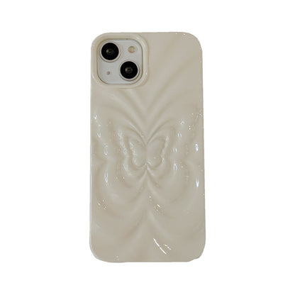 Solid Color Three-dimensional Butterfly Phone Case