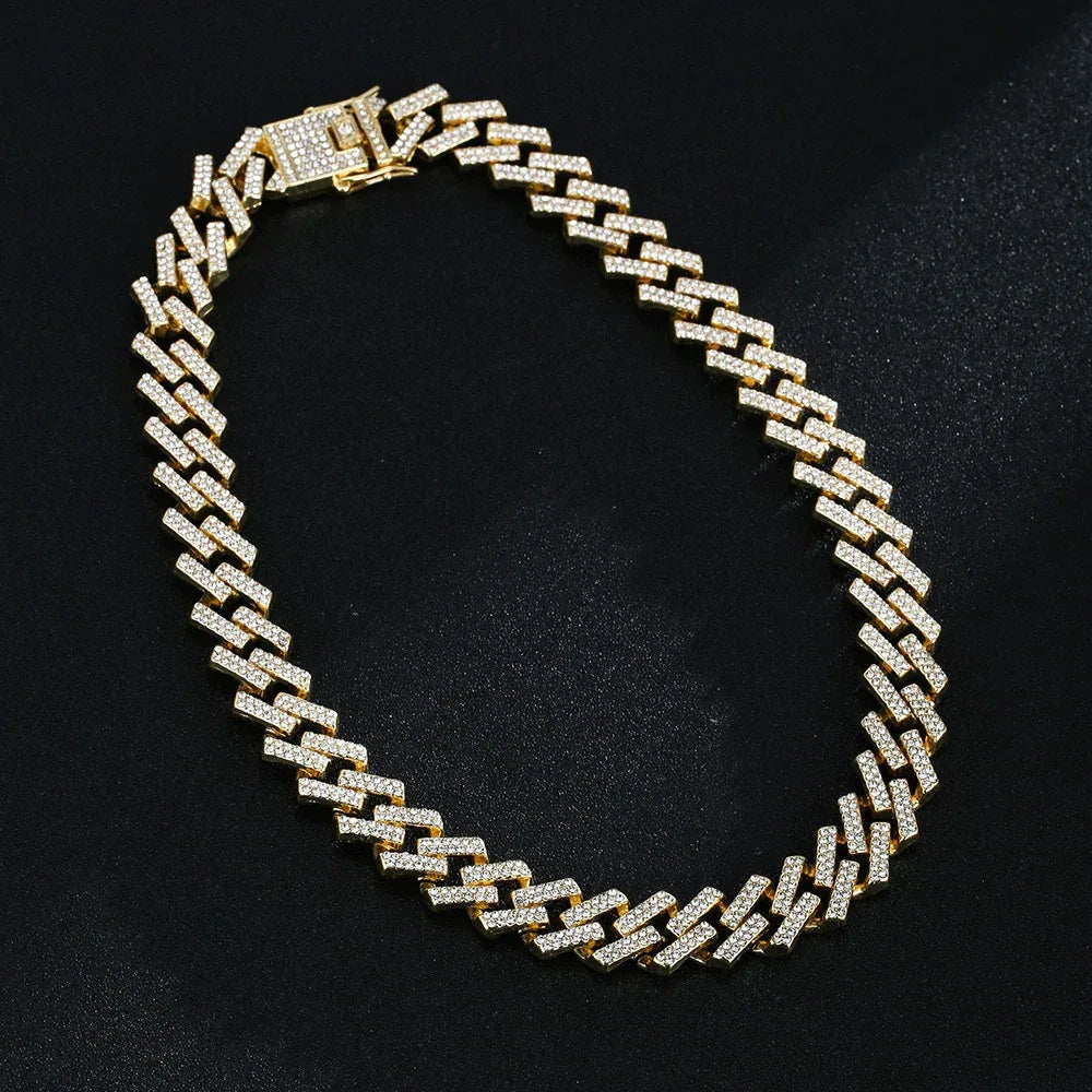 diamond-inlaid-necklace - Viexta