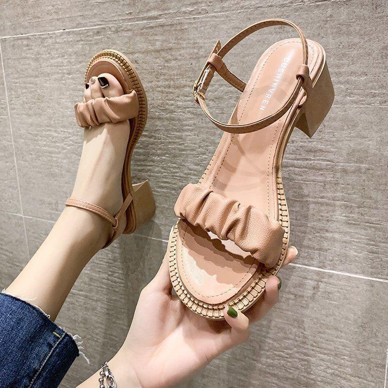 Ankle-strap Buckle Sandals Women - Viexta
