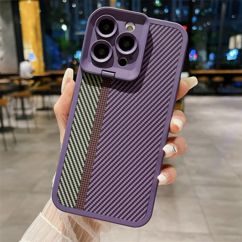 Carbon Fiber Soft Drop-resistant iPhone Case