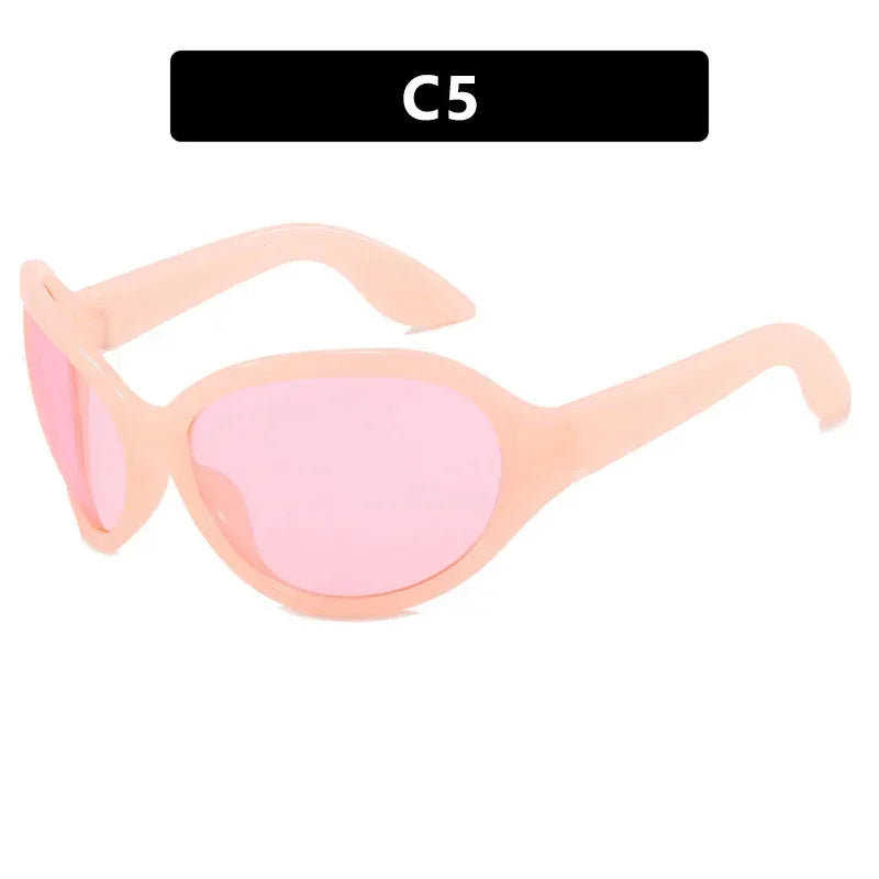 Large Rim Exaggerated Internet-famous Sunglasses - Viexta