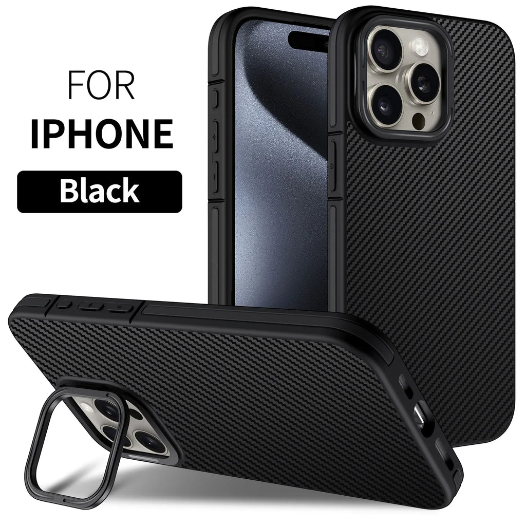 bracket-carbon-fiber-protective-iphone-case - Viexta