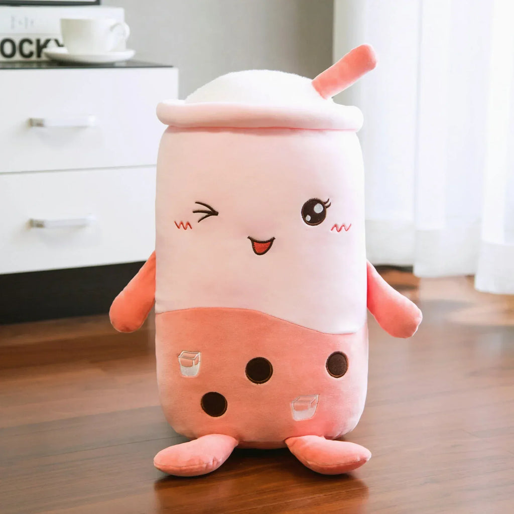 Milk Tea Pillow Knitting Plush Doll - Viexta