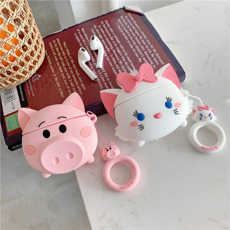 Cartoon Piggy AirPods Pro Cover - Viexta