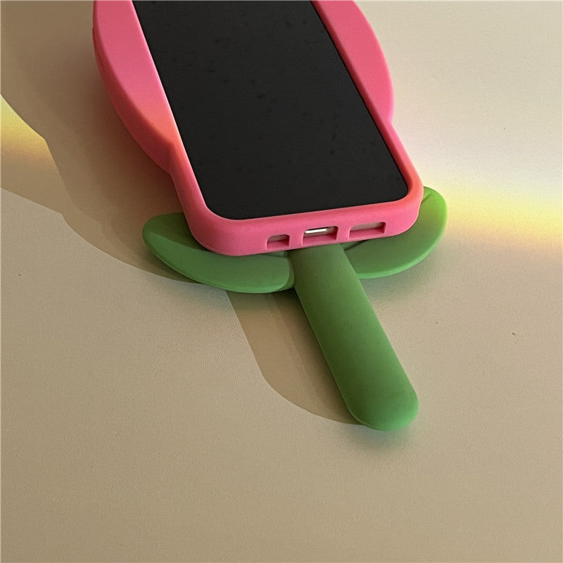 Tulip Flower Silicone Soft Case for IPhone