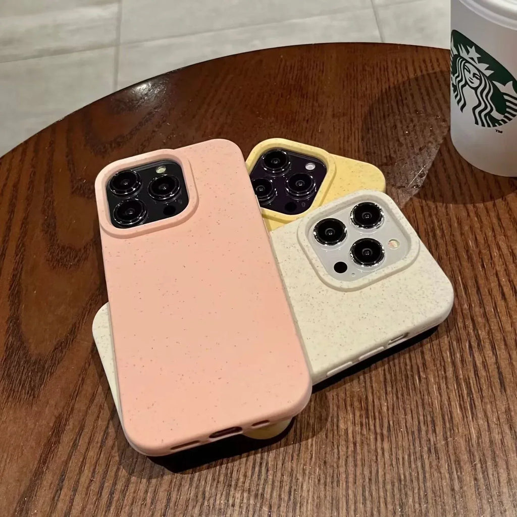 tpu-wheat-straw-frosted-soft-iphone-case - Viexta