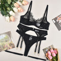 see-through-pearl-decorative-lingerie-4-piece-set - Viexta