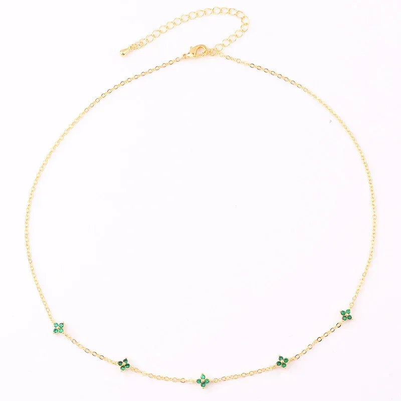 blue-flower-necklace - Viexta