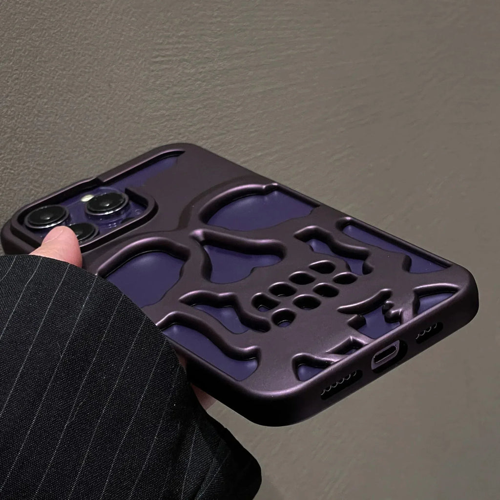 Frosted Skull iPhone Case - Viexta