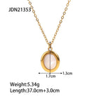 High-grade Colorfast Titanium Ring Earrings - Viexta