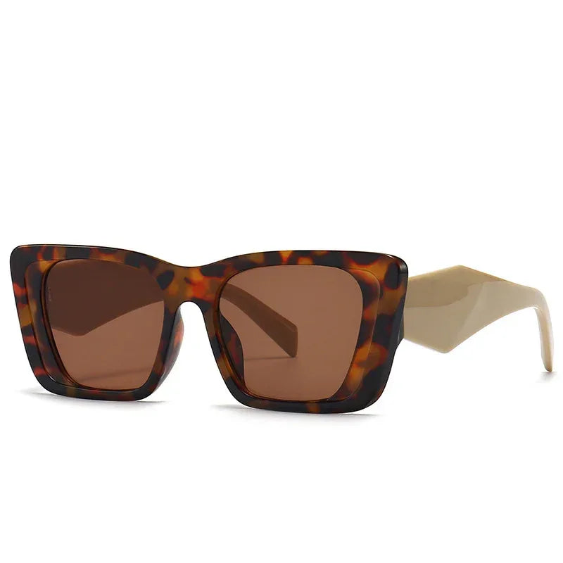 New Women's Fashion Large Frame Square Sunglasses - Viexta
