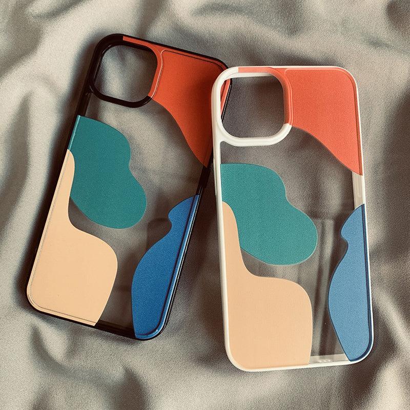 Color Block Geometry Phone Cases for IPHONE - Viexta
