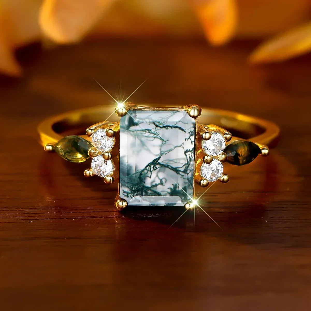 Geometric Edge Horse-eye Aquascaping Ring - Viexta