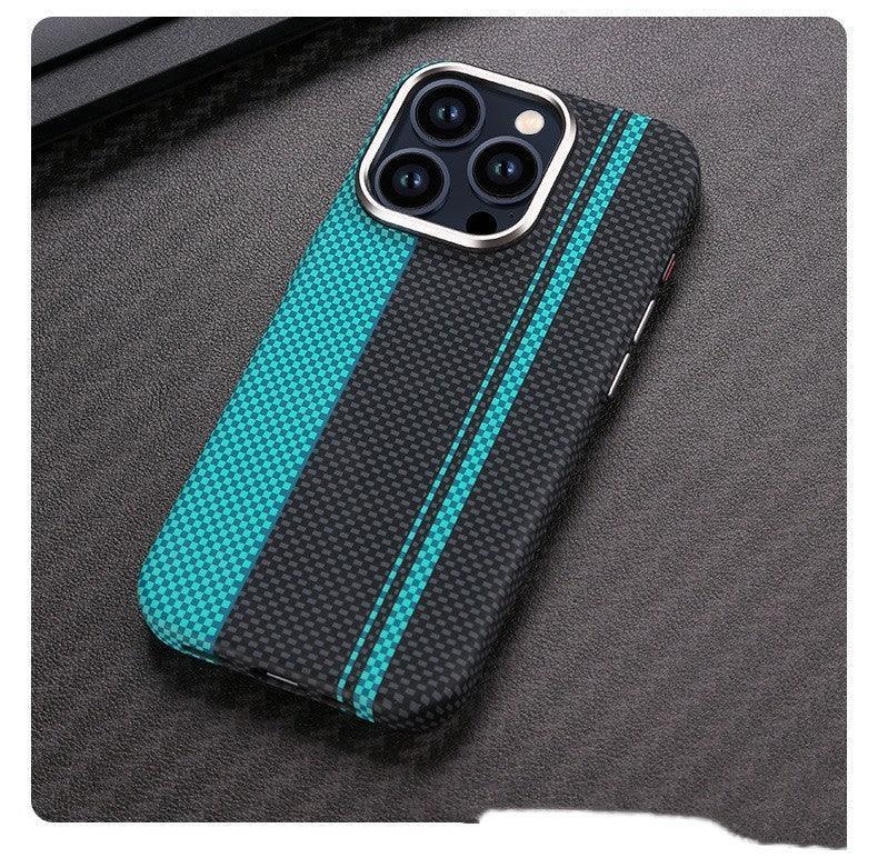 Kevlar Pattern Magnetic Hard Shell iPhone Cover - Viexta