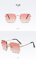 frameless-square-sunglasses - Viexta
