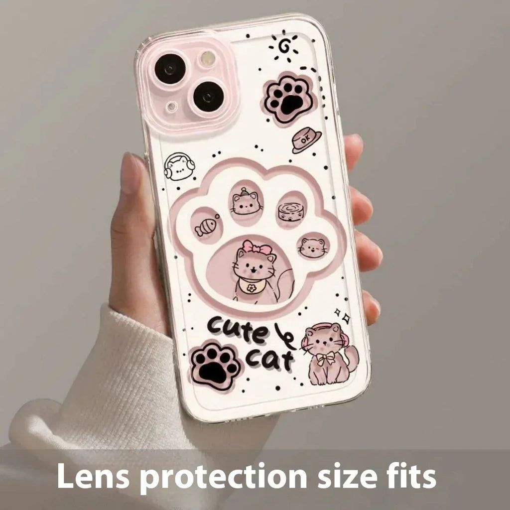 Cute Claw Transparent iPhone Case - Viexta