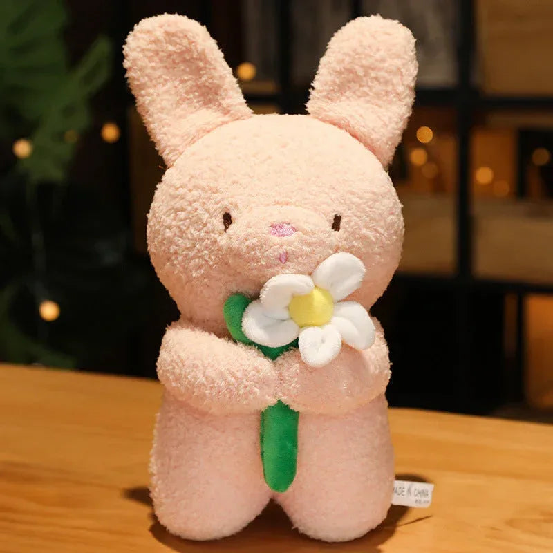 Rose Animal Cute Cat Bear Plush Doll - Viexta