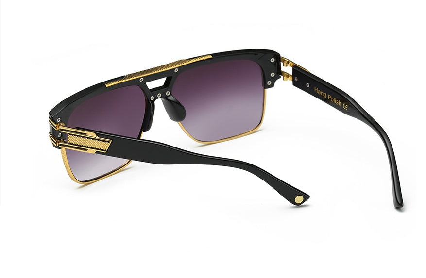 Retro Colorful Reflective Sunglasses