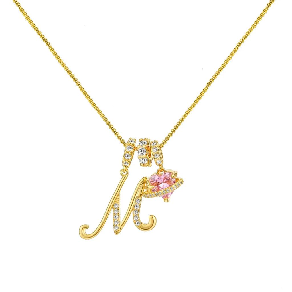 Dopamine 26 English Letter Necklace - Viexta