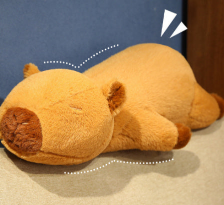 Cute Capybara Embroidered Cushion plush