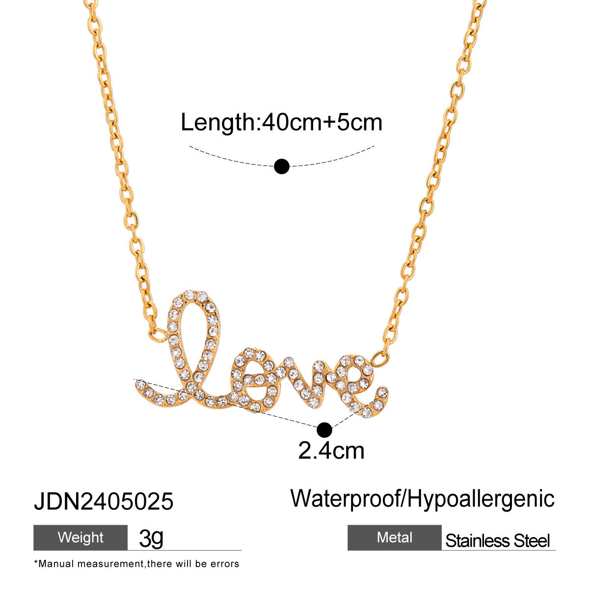 Clavicle Chain Stainless Steel Necklace