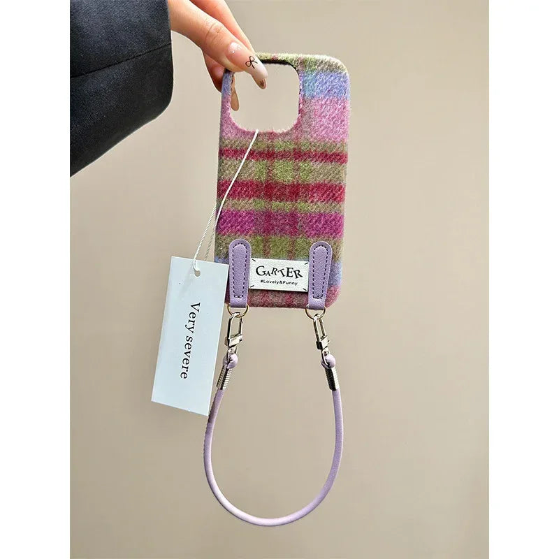 Flannel Contrast Color iPhone Case - Viexta
