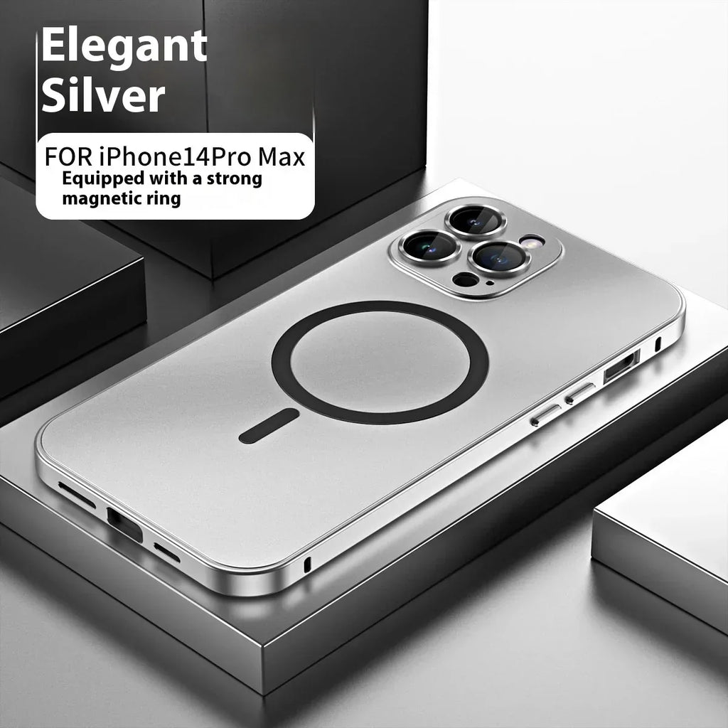 Metal Aluminum Alloy Frame Magnetic iPhone Case - Viexta