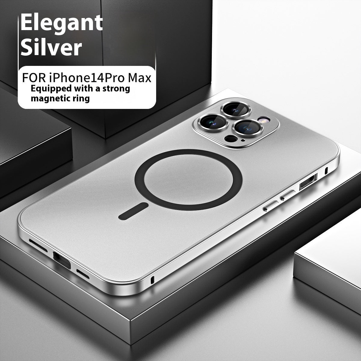 Metal Aluminum Alloy Frame Magnetic iPhone Case