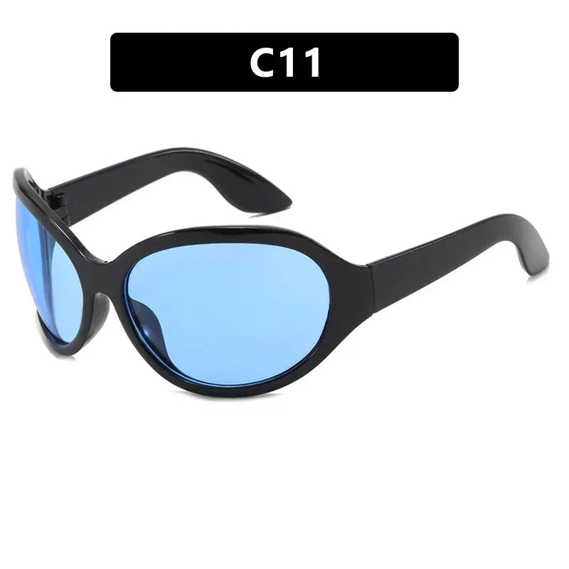 Large Rim Exaggerated Internet-famous Sunglasses - Viexta