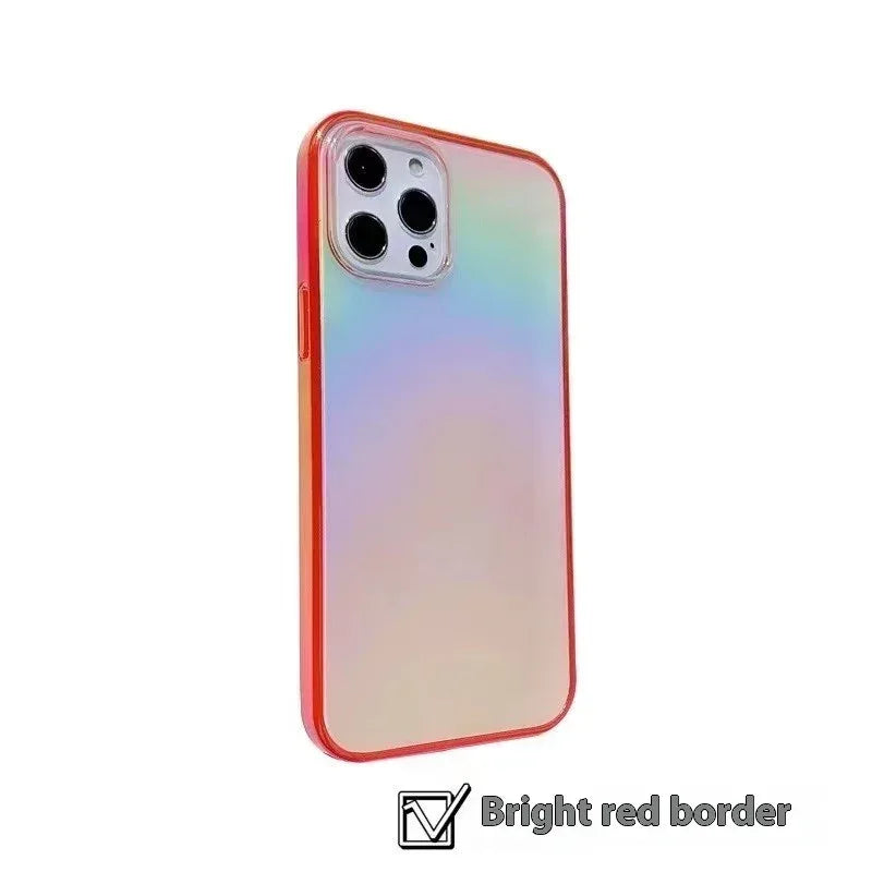 Colorful Transparent 2-in-1 iPhone Case - Viexta