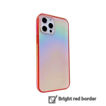 Colorful Transparent 2-in-1 iPhone Case