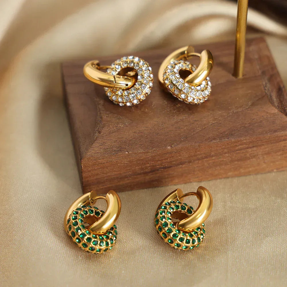 luxury-titanium-steel-diamond-versatile-earrings - Viexta